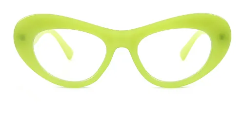 98077 Emmy Cateye green glasses