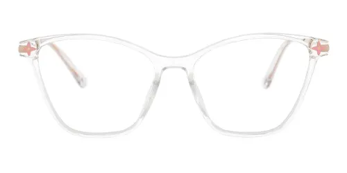 9818 Harrington Cateye clear glasses