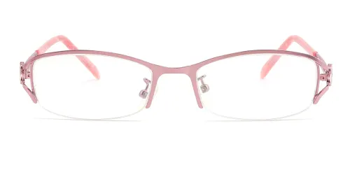9877 Ferne Oval pink glasses
