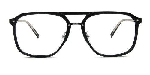 98801 Petronel Rectangle,Aviator black glasses