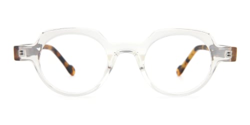 98A26 Millicent Rectangle,Geometric clear glasses