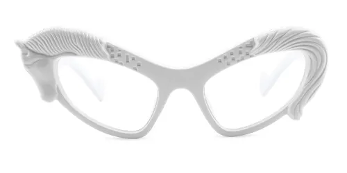 99208 Clementine Cateye white glasses