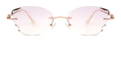 A-1080 Nia Cateye,Butterfly, purple glasses