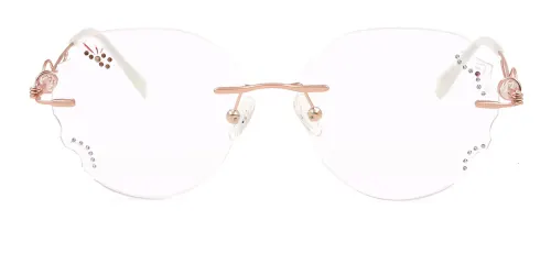 A-1092 Niahm Oval, gold glasses
