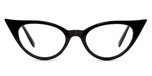 A-1242 Tania Cateye black glasses