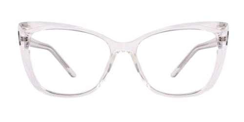 A-2001 Kacie Rectangle clear glasses