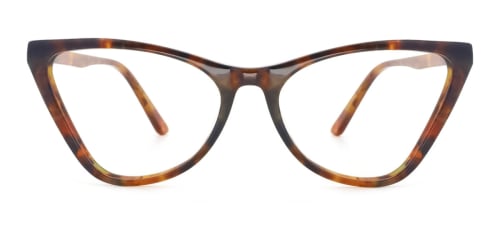 A01 Norah Cateye tortoiseshell glasses