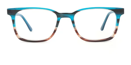 A2201 Lucien Rectangle blue glasses