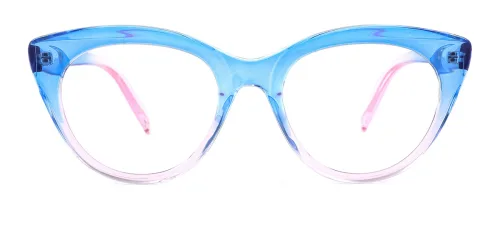 A5130 Danny Cateye,Oval blue glasses