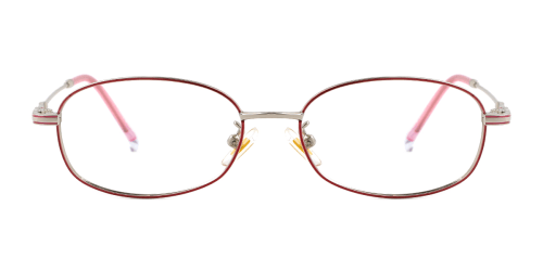 BE050 Muse Oval pink glasses