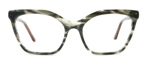C1077-1 Nanna Cateye grey glasses