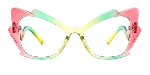 CY136 Cassie Cateye, multicolor glasses