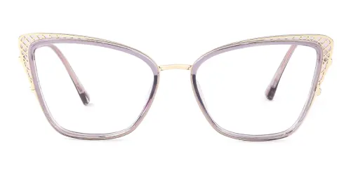 D1525 Donna Cateye purple glasses