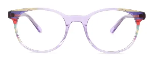 D8082 Casey Oval purple glasses