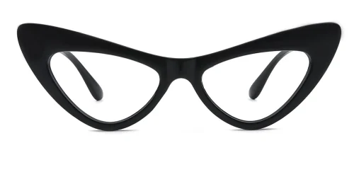 D98066 Charisse Cateye black glasses