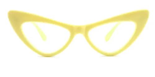 D98066 Charisse Cateye yellow glasses