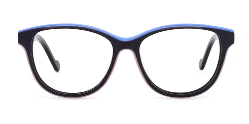 DR811 Orli Oval black glasses
