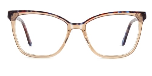 F1960 Gail Cateye brown glasses