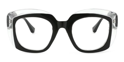 F32 Milo Oval black glasses