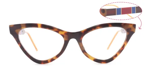 G0597 Edna Cateye tortoiseshell glasses