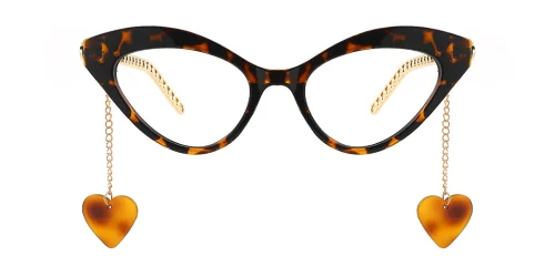 G0978 Josephina Cateye tortoiseshell glasses