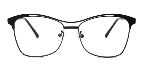 G95127 Addington Cateye black glasses