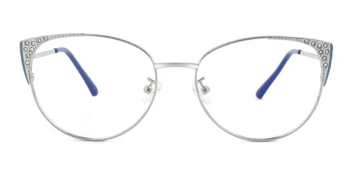 G95186 Roberson Cateye blue glasses