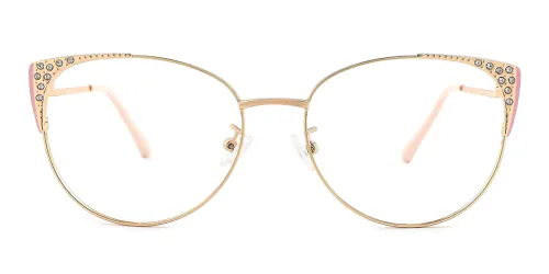 G95186 Roberson Cateye pink glasses