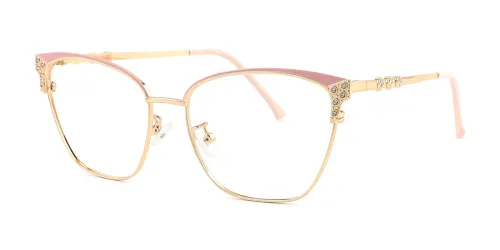 G95191 Padgett Cateye pink glasses