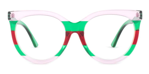 GG0179S Roxie Oval green glasses