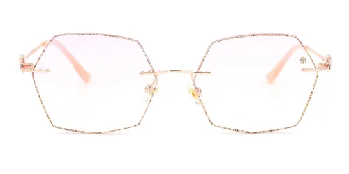 H0006 Jenny Geometric,Butterfly pink glasses