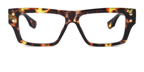 H2852 Orland Rectangle tortoiseshell glasses
