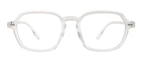 H8066 Hedia Rectangle,Geometric, clear glasses