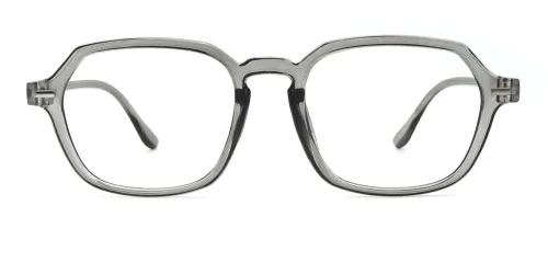 H8066 Hedia Rectangle,Geometric, grey glasses