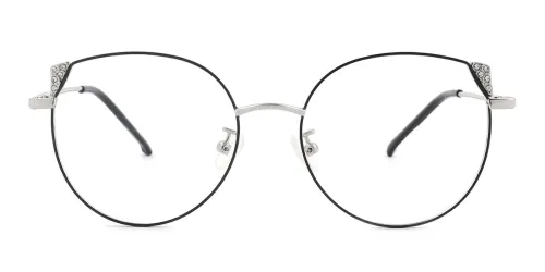 H8901 Devine Cateye black glasses