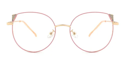 H8901 Devine Cateye pink glasses