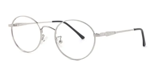 H8910 Barnett Oval silver glasses