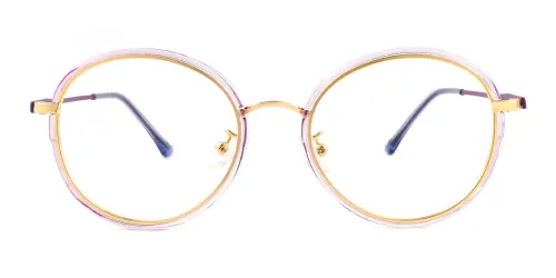 H8927 Salazar Round,Oval purple glasses
