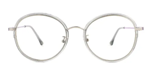 H8927 Salazar Round,Oval silver glasses