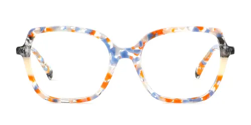 HB2017 Marsha Rectangle,Geometric multicolor glasses