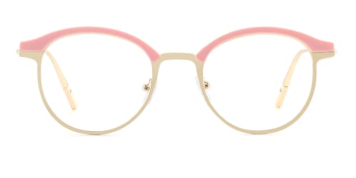 HT1008 Jania Round pink glasses