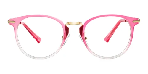 HT1012 Janina Round pink glasses