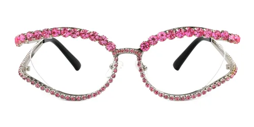 J3016 Eugene Oval pink glasses