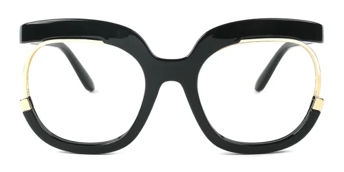 JH9051 Melinda Round,Oval black glasses