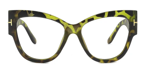 JM7710 Vlada Cateye green glasses