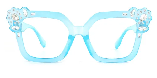 JR66350 Dania Cateye blue glasses