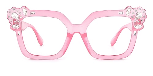 JR66350 Dania Cateye pink glasses