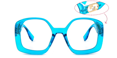 K3915 Stacia Geometric, blue glasses