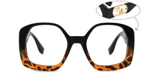 K3915 Stacia Geometric, tortoiseshell glasses