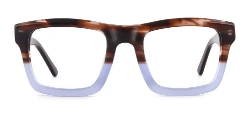 K9102 Darline Geometric blue glasses